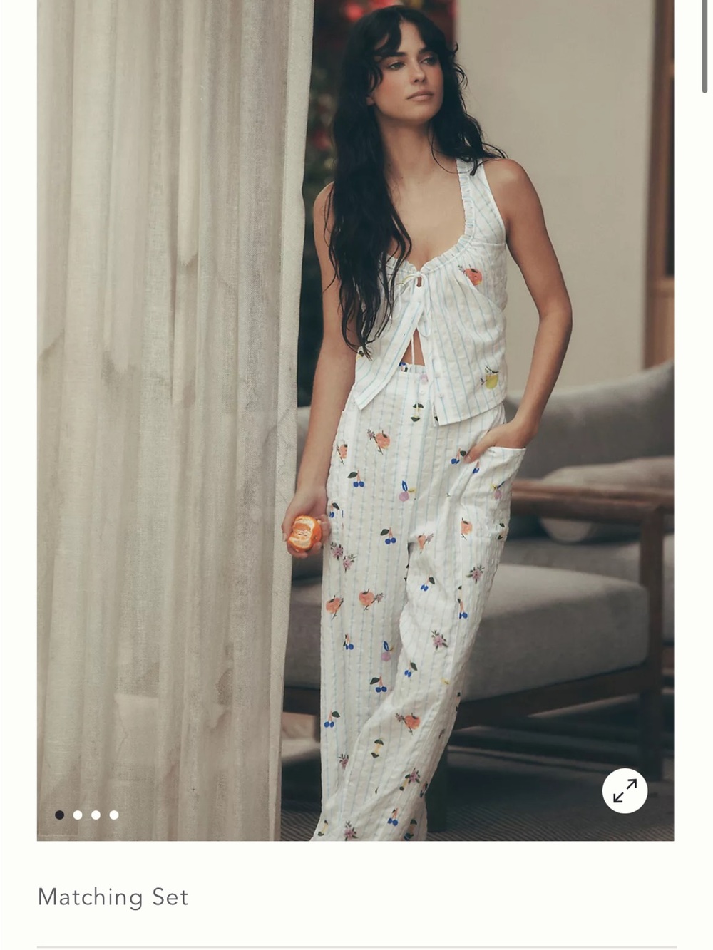 Anthropologie LyreBird PJ set